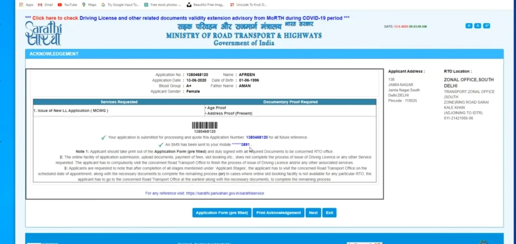 DRIVING LICENCE ONLINE7