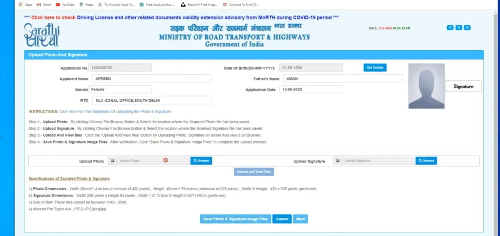 Driving Licence Online5