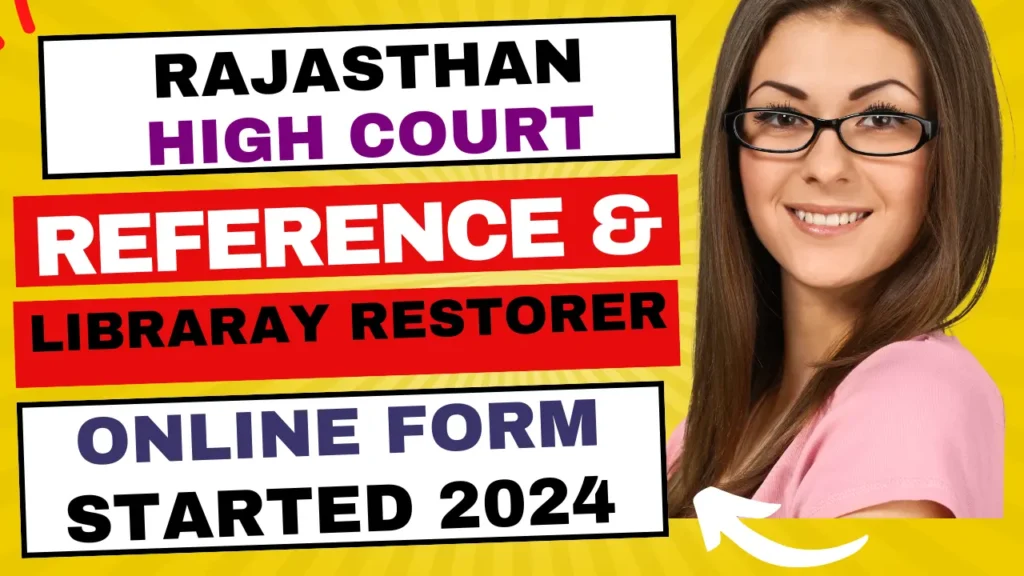 Rajasthan High Court Recruitment 2024 | Rajasthan Multiple Post Form 24
