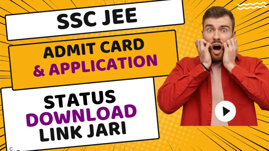 SSC Junior Engineer (Civil / Electrical / Mechanical) Admit Card 2024