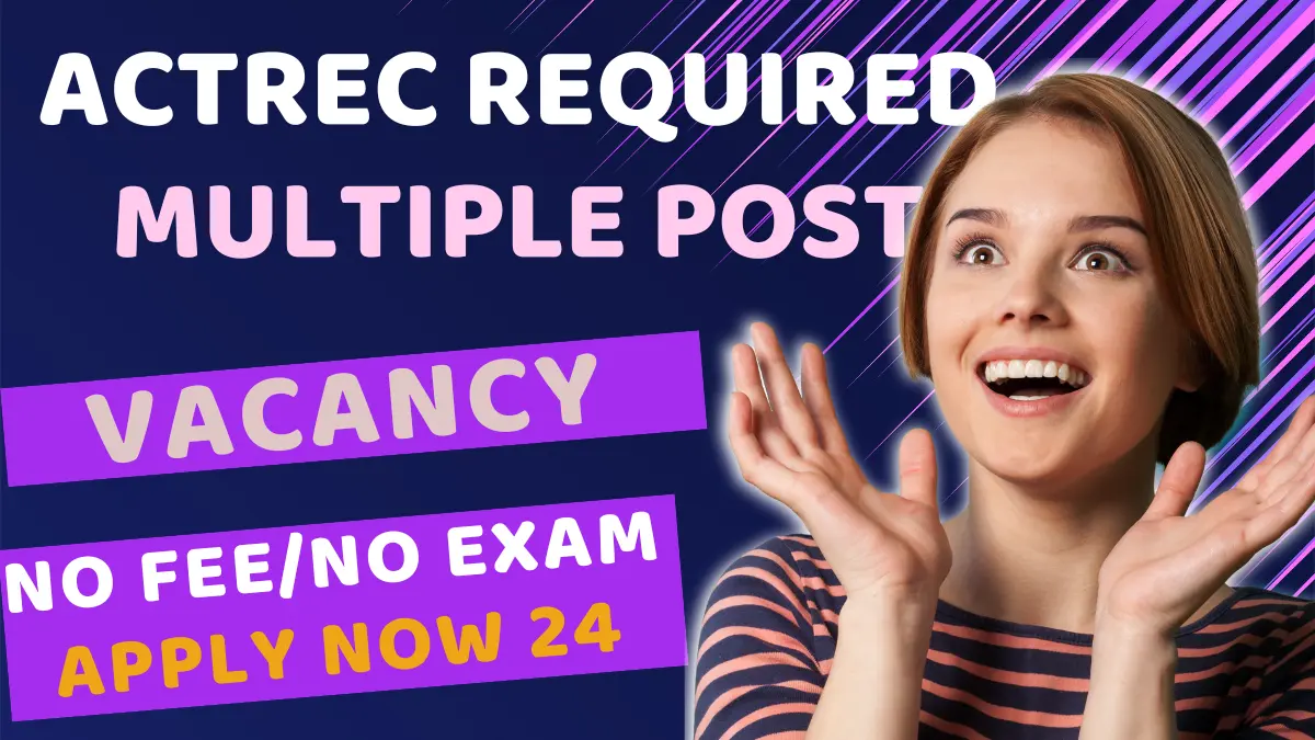 ACTREC Non-Medical Recruitment 2024 | ACTREC Multiple Post Vacancy 24