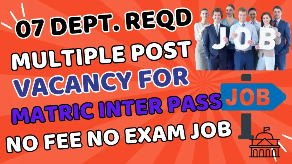  02 May 2025 Top 07 New Vacancy | 02 May Top 07 Vacancy No Fee No Exam Only Interview