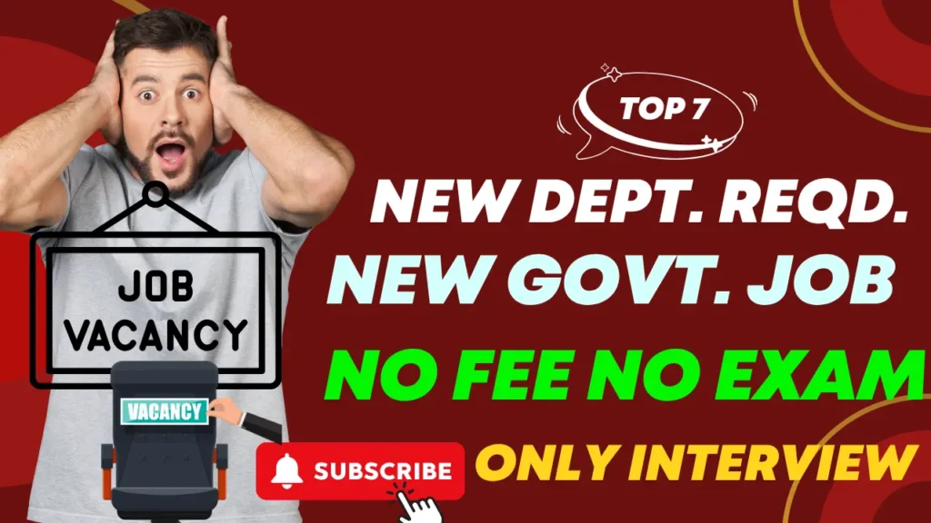 06 June 2025 Top 06 New Vacancy | 06 June Top 06 Vacancy No Fee No Exam Only Interview