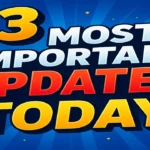 आज 13 बिभाग में आई है सबसे महत्वपूर्ण न्यू अपडेट एवं जॉब | 13 Nov 2025 Top 13 New Update & Job Vacancy