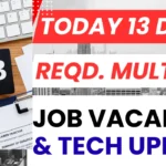 18 Nov 2025 Top 13 New Update & Job Vacancy