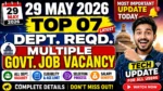 Latest Govt Job Vacancy Today