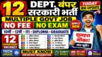 Today 12 Govt Job Vacancy