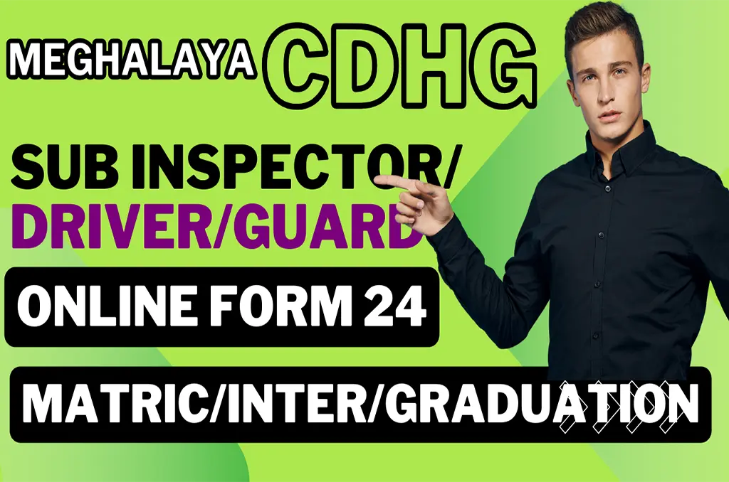 MEGHALAYA CDHG MULTIPLE POST VACANCY